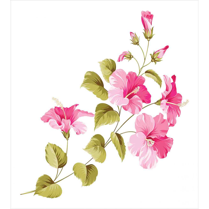 Polyester Floral Duvet Cover