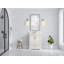Boston 30 po X P 22 po De salle de bain simple en albâtre Marbre de Carrare