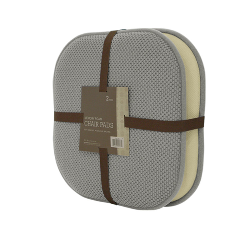 Outdoor 1.8'' Dining Chair Chair Pad, Grey/silver