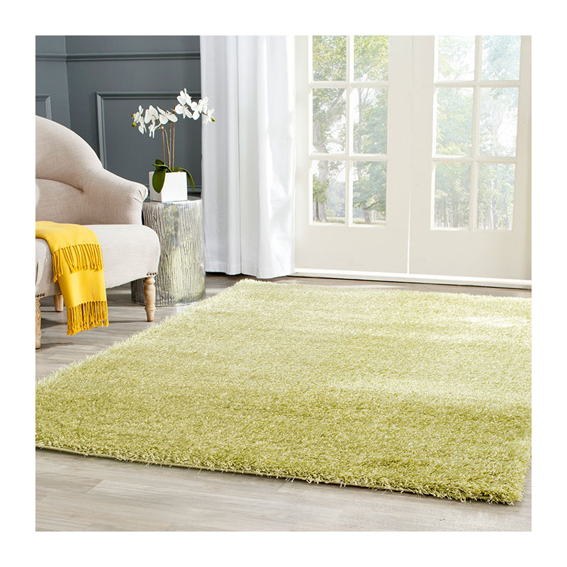 Delane Green Area Rug , Rectangle 5'1" x 7'6"