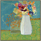 Abstract Florals Giclee On Canvas by Jill Krasner