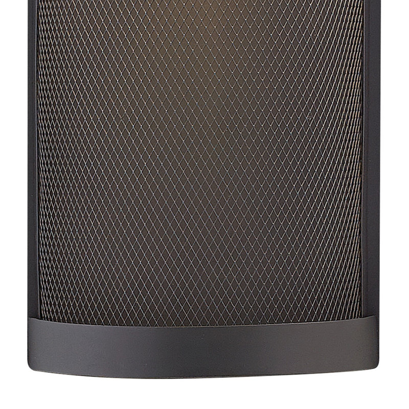 Aria Pocket 1-Light Outdoor Sconce, Black, Halogen