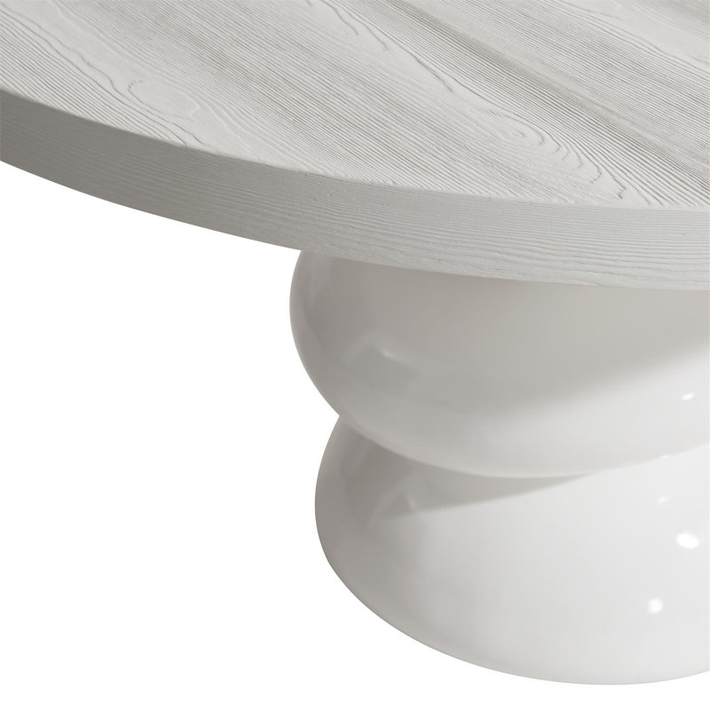 Navar Round Pine Wood Dining Table