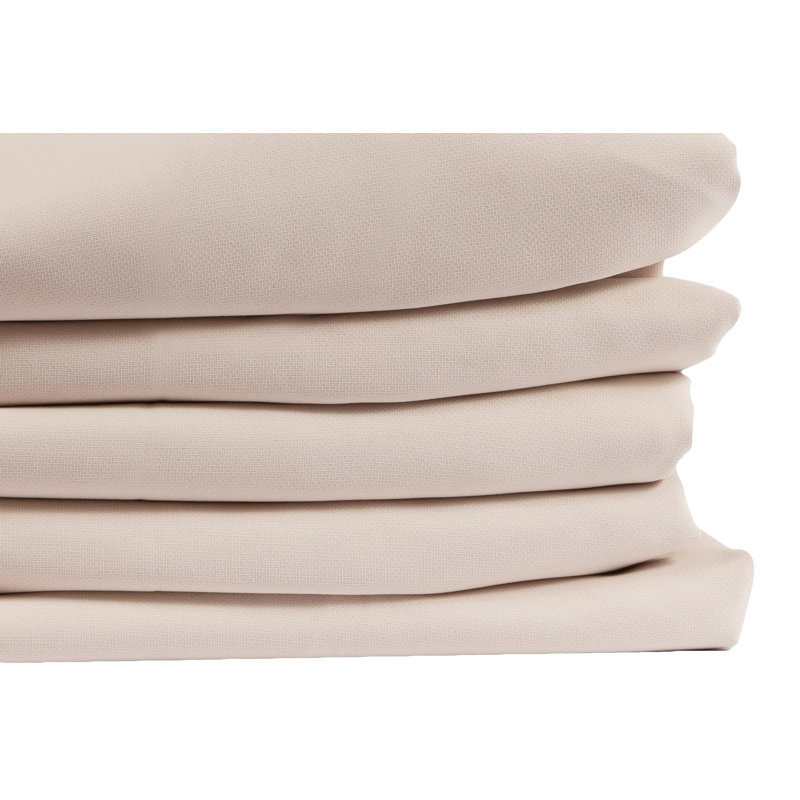 Rauseo Blackout Curtain Single Panel, Light beige