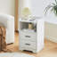 Ninna 38.6cm W Manufactured Wood Bedside Table