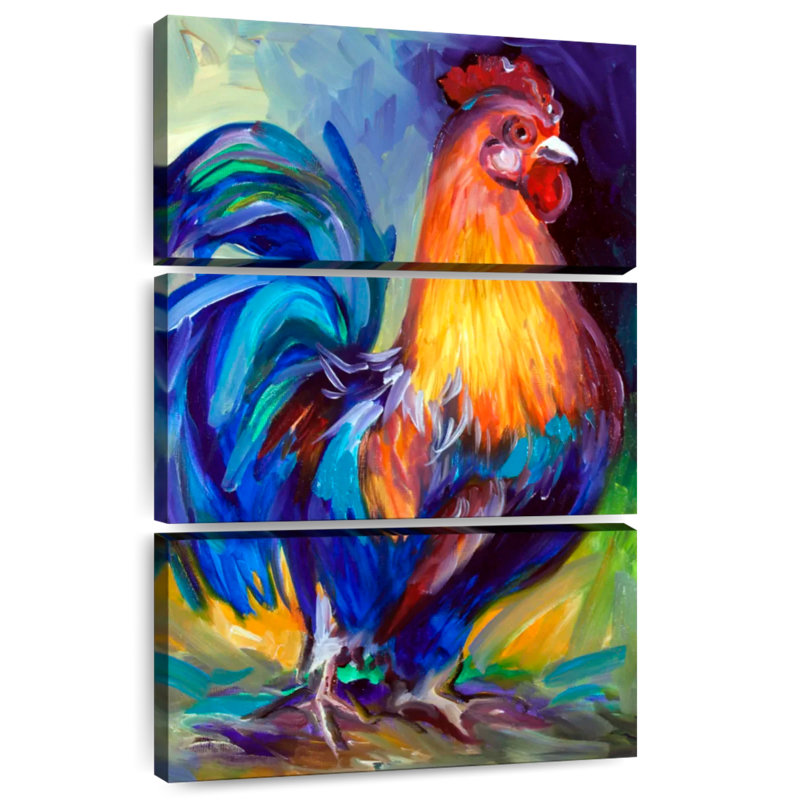 Brampt Rooster One, 50" H x 32" W