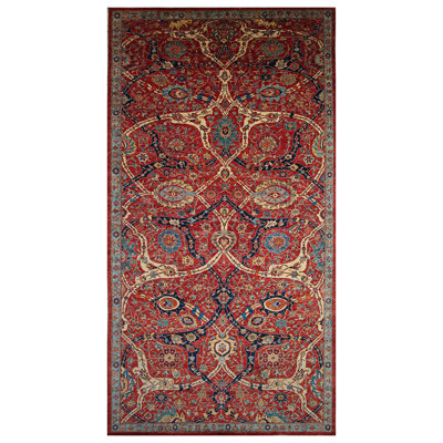 Hand Knotted Wool Geometric Indoor Rug