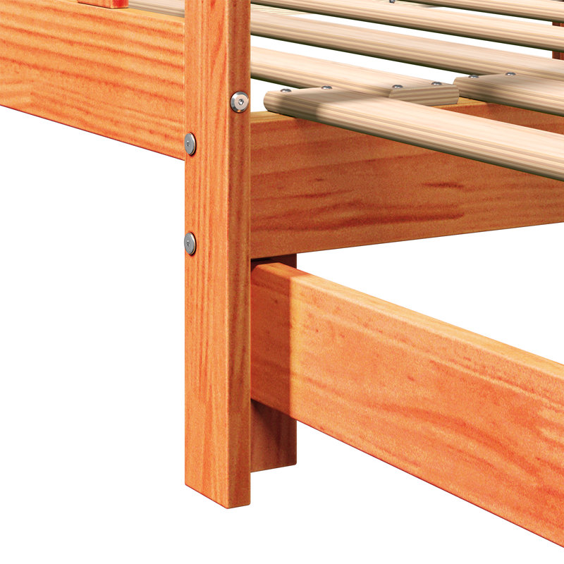Pull-Out Day Bed Without Mattress Wax Brown, Super King (6')