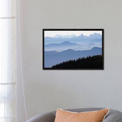Foggy Mountain Landscape I, Cascade Range, Mount Rainier National Park, Washington, USA 1 Piece Wall Art on Canvas