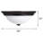 Classic Flushmount 11" with Frosted Glass-936588750-936588745