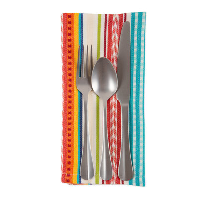Ervin Cotton Striped Square Napkin