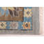 Tapis denim moderne gris Oushak 9 pi 1 po x 11 pi 11 po