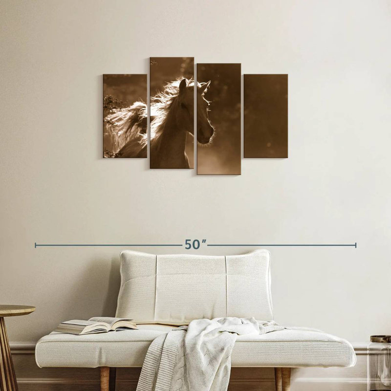 Wild Arabian Horse, 22" H x 36" W