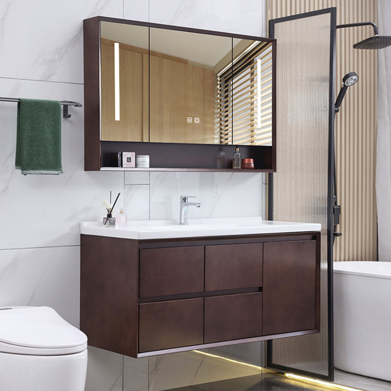 Meuble-lavabo simple de style chinois