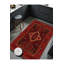Tapis tissé rouge Mosso-1246182452