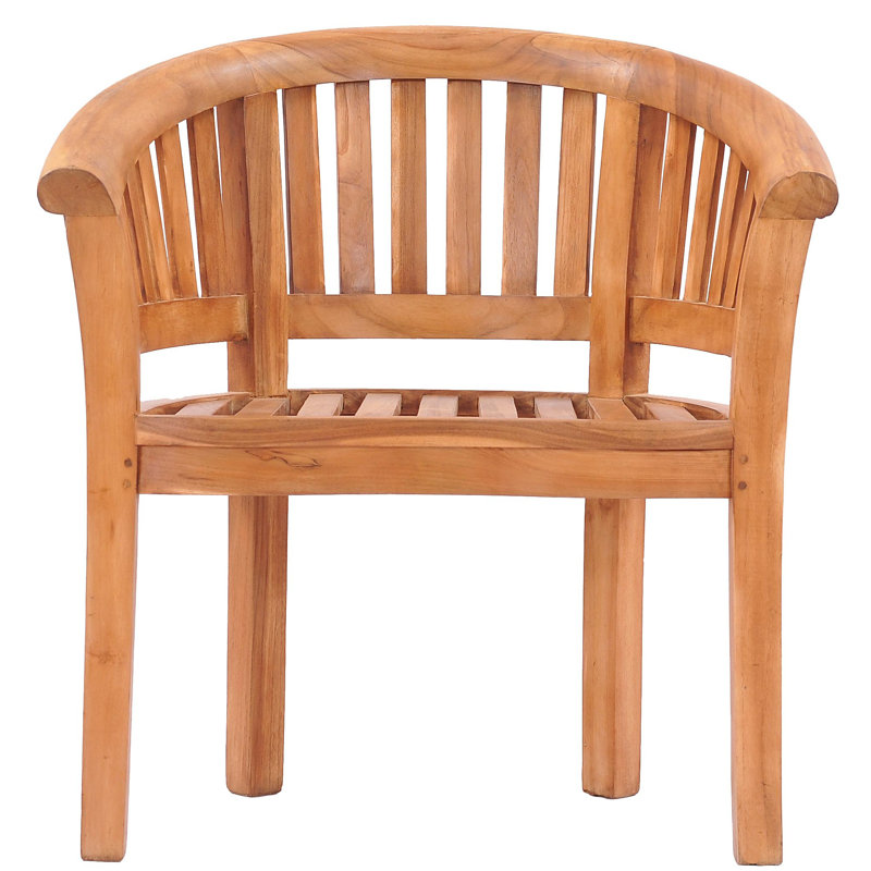 Peanut Teak Patio Dining Chair