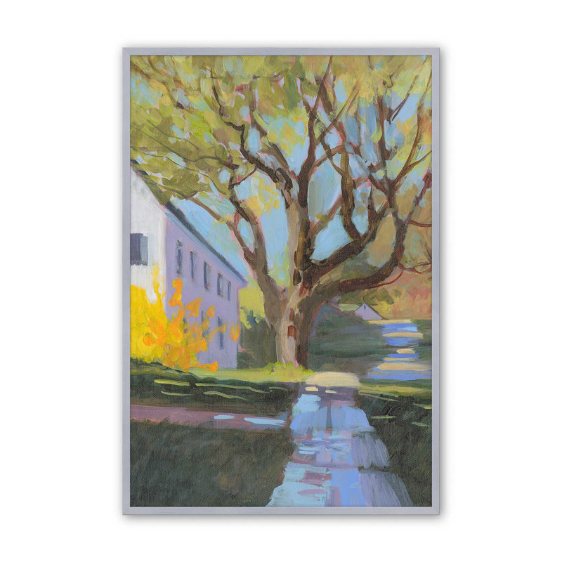 Tranquil Autumn Passage, reproduction encadrée, Polished Chrome Open Corner Framed, H 15,25 po x l 12,25 po