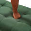 Banc rembourré avec rangement, repose-pieds, banc d'entrée, repose-pieds pour la chambre à coucher, vert rétro, 300 lb