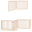  Ensemble de 12 portes pliantes en bois de peuplier naturel-1125497271