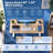 44"W Electric Height Adjustable Standing Desk with 4 Memory Presets and Hooks, Sit-Stand Office Desk for Home Office and Gaming