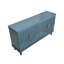 Armoire bleue 60,49 po pour la maison. Fabriqué avec du bois massif. Rangement abondant. Tablettes réglables fournies. Capacité de charge de 330 lb pour le bureau. Unité de rangement 66 portes à 4 portes en stratifié. Bois manufacturé-2104671303