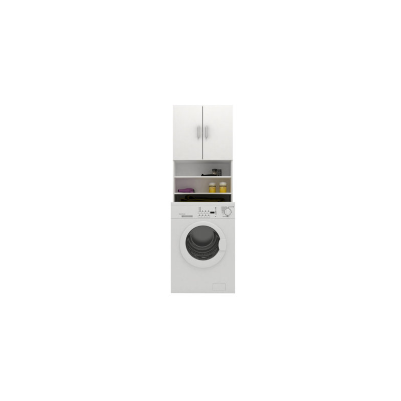 Jubaira Bathroom Cabinet, White