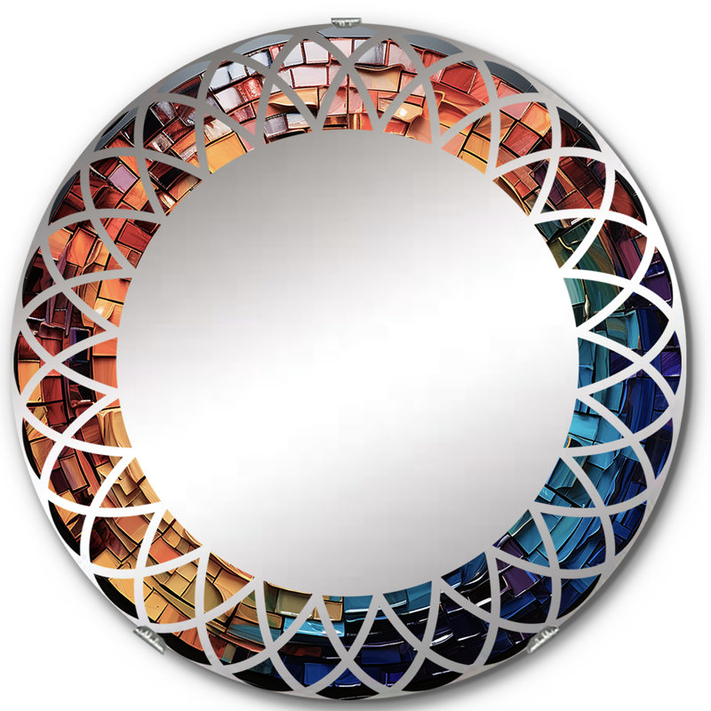 Miroir mural rond Cailinn, 24 po x 24 po