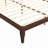 King/Queen Size 100% Bamboo Platform Bed with Metal Support and Wood Slats, No Box Spring Needed-114336172-114336174
