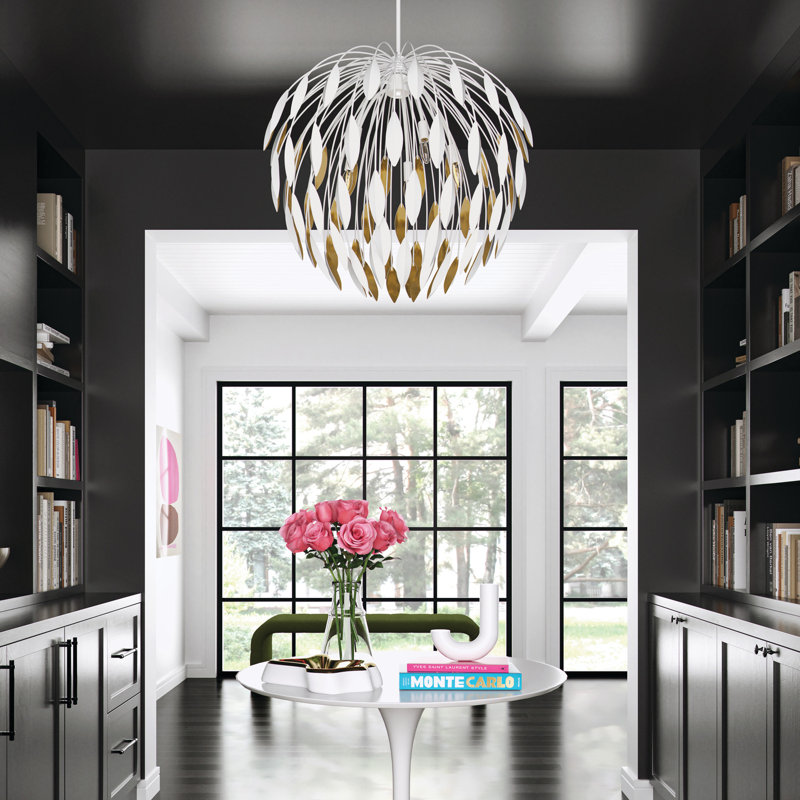 5 - Light Novelty Pendant, White