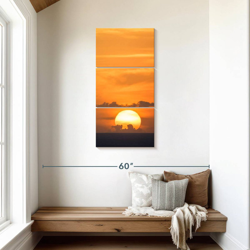 West Indies Glowing Sunset