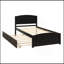 Lit plateforme simple avec lit gigogne