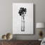 Noir et blanc sophistiqué floral I - galerie Cavas enveloppé-108843217