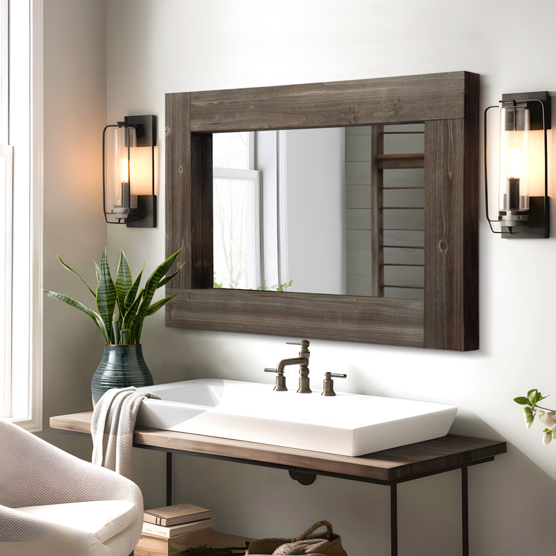 Miroirs muraux Clearmont, Brun antique