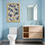 Plantes et fleurs, fleurs bleues, branches dorées-1251386718-1251386706-1251386707