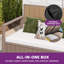 Banc de rangement en rotin PE toutes saisons Balconera-111572097