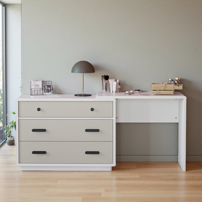 Commode 3 tiroirs et bureau