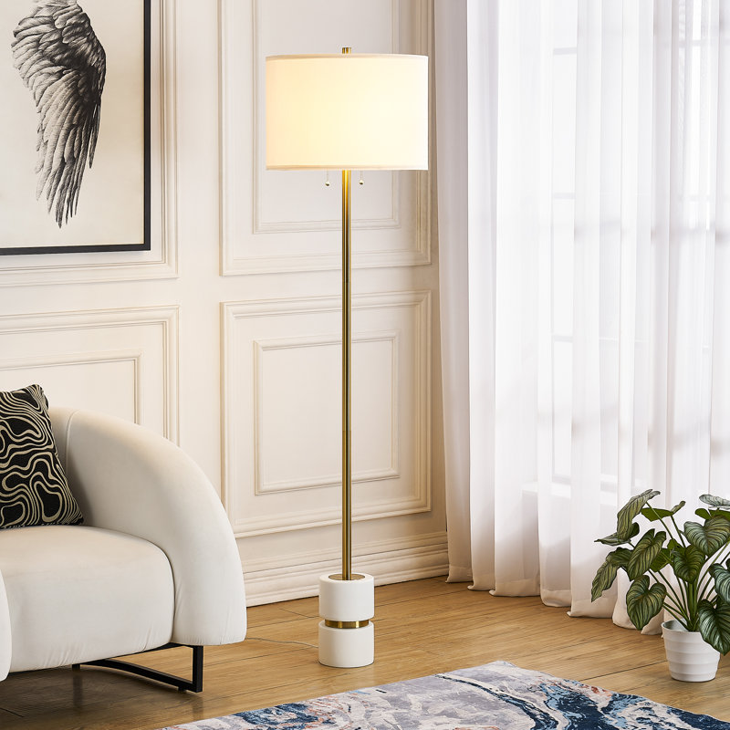 Bartolot 65'' Polished Traditional Floor Lamp