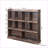 10-Shelf Bookcase with Cubbyhole Storage &amp; Top Display Shelf | Walnut Brown | Rustic Lodge-1984769480