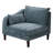 Contemporary 5Pcs Sectional, Mineral Color, One Arm Chairs, Armless Chair, Ottomans, Versatile Options Available 5 Relaxing Interior-1474030615