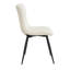 44cm H Cotton Upholstered Metal Side Chair-4628364