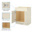 L 24 po x P 21 po P x 34,5 po. H en blanc antique contreplaqué prêt à assembler la base de meuble-lavabo-933625614