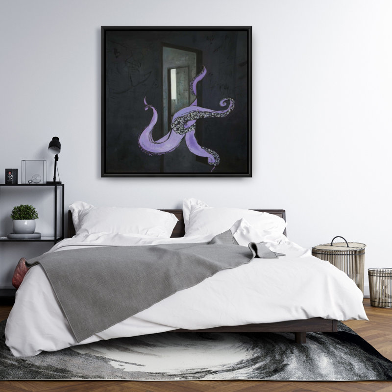 Octopus Street, reproduction d'art sur toile, H 36 po x l 36 po