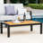Aluminum Outdoor Coffee Table - Rectangle Patio Tables for Deck, and Poolside-523733223-510071356