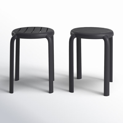 Aragons Stacking Patio Dining Side Chair by Wade Logan