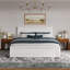 Lit plateforme en bois massif francoise avec pied de lit assorti Francoise-1101651837-1111206085