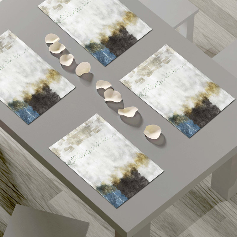 Napperon abstrait en polyester