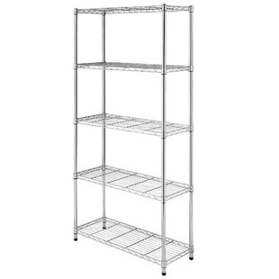 Style Selections Steel 5-Tier Utility Shelving Unit (47.7-in W x