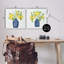  Ensemble de 2 impressions sur toile "Lemon Branches in Vases" par Nan-659465358