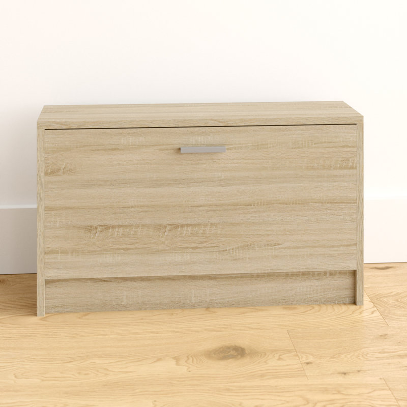 8 Pair Shoe Storage Bench, Light brown