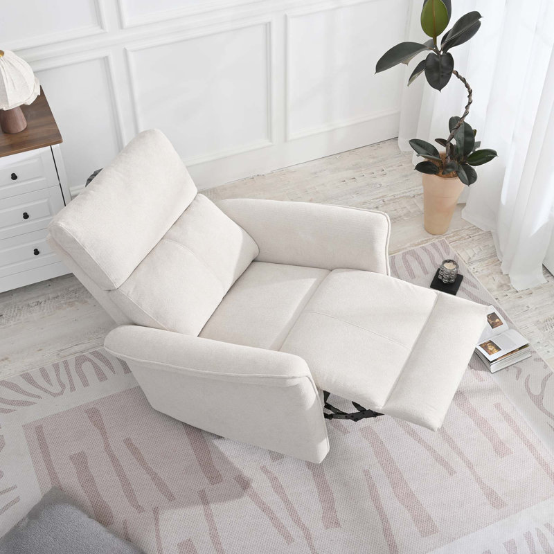 Fauteuil inclinable manuel berçant pour petits espaces, cinéma maison, salon, chambre à coucher
